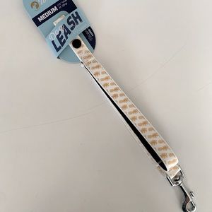 Dog Leash Golden Pineapple Padded Handle NWT Med